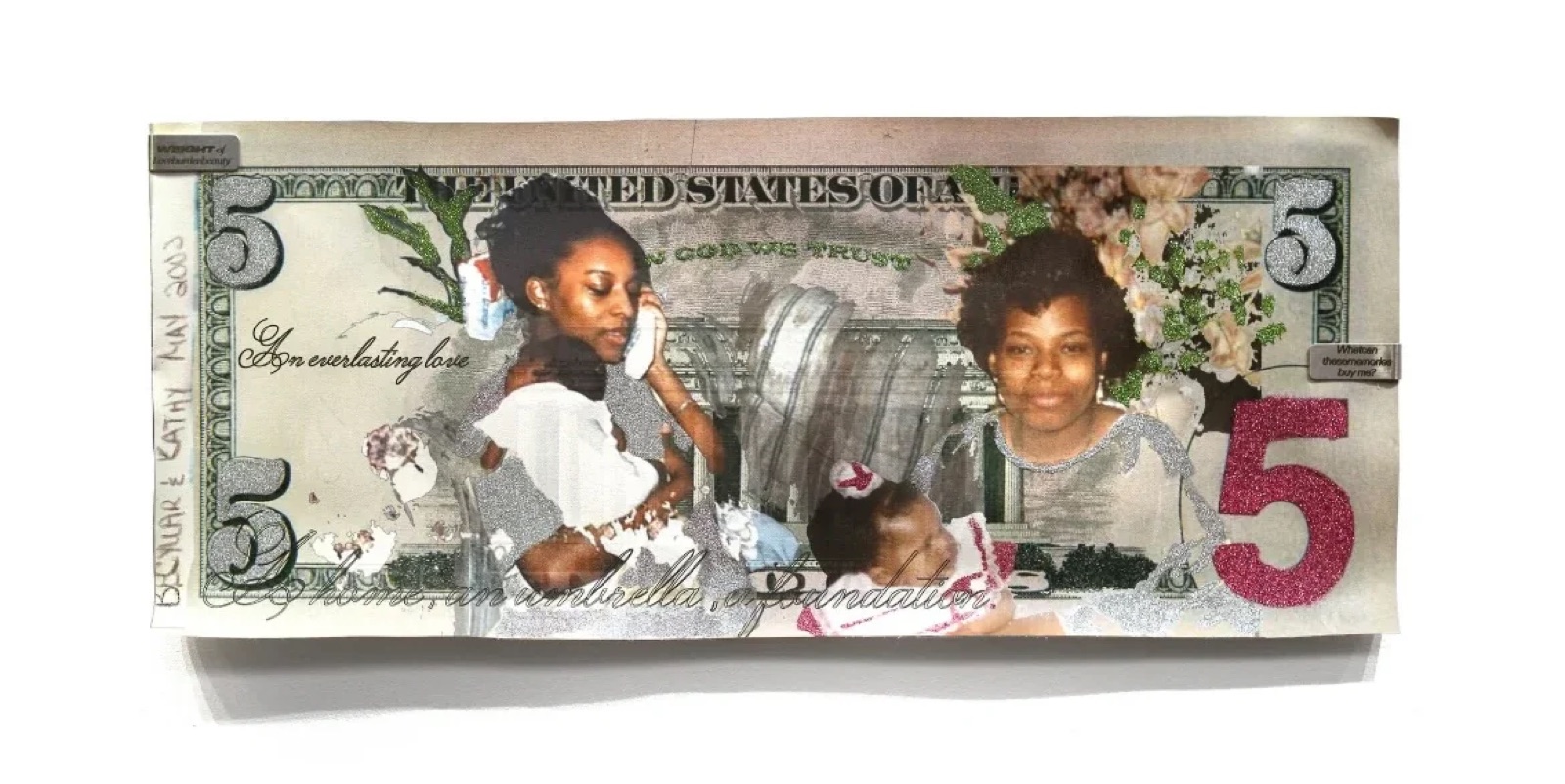 A collage inspired by the words of Cynthia Ann Kelly No. 1, 2025